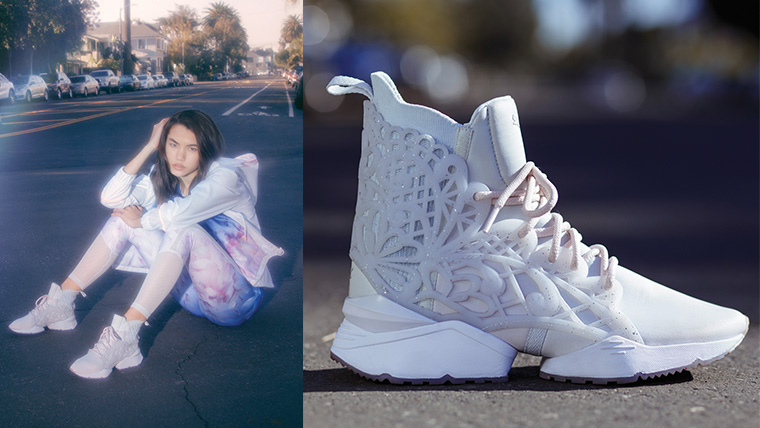 PUMA X SOPHIA WEBSTER BASKET CANDY PRINCESS スニーカー Puma x Sophia Webster Size 7 Basket Metallic Sneakers Candy