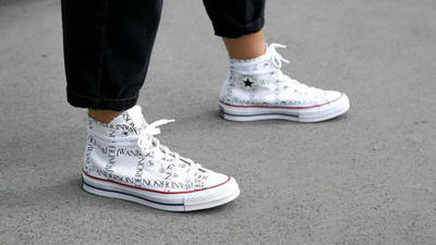 Converse x JW Anderson Chuck Taylor 70 Hi White On Foot