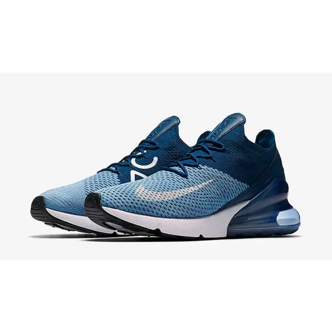 Nike Air Max 270 Flyknit Blue | Where To Buy | AO1023-400 | The 