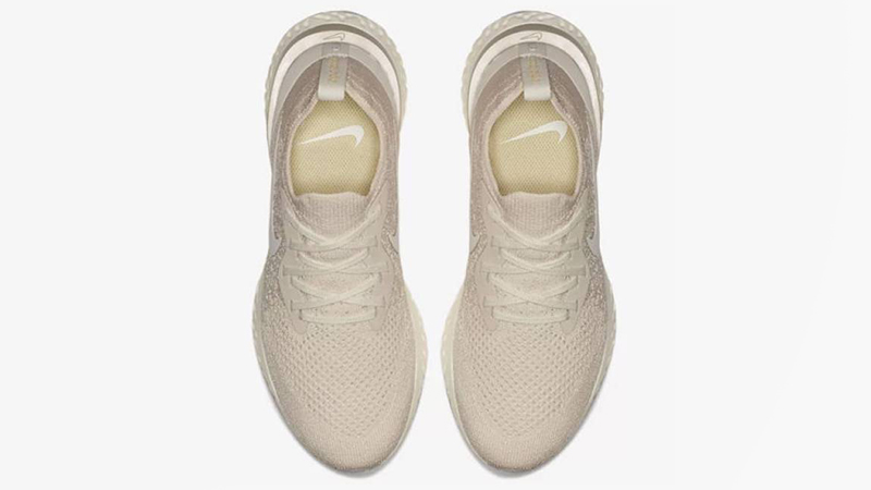 Women's nike epic clearance react flyknit light cream