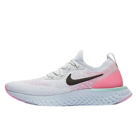 Nike Epic React Flyknit White Pink Womens AQ0070-007