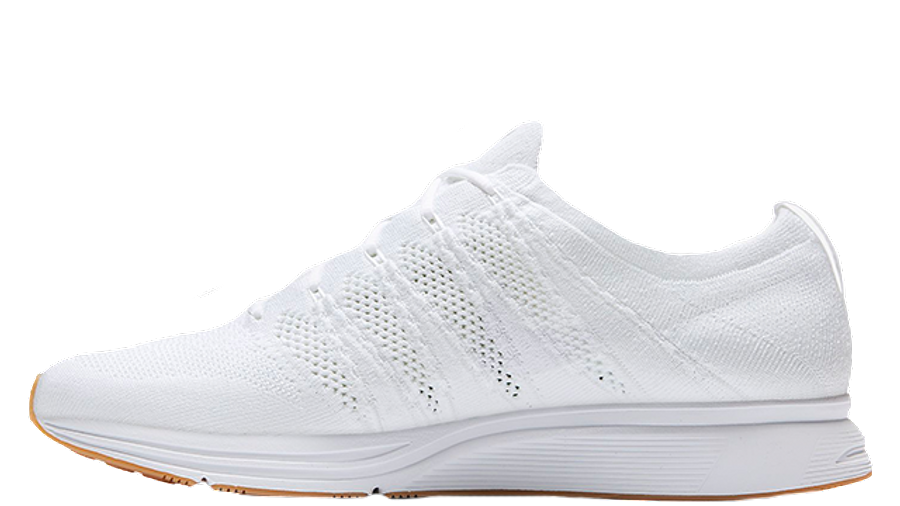 womens white nike flyknit trainers