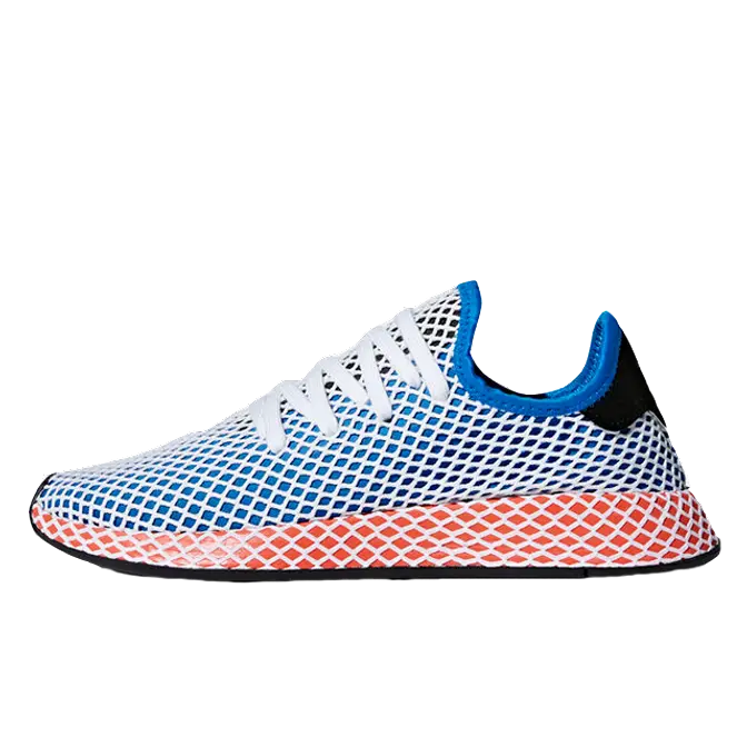 repollo ritmo masculino adidas Deerupt Blue Red | Where To Buy | AC8704 | The Sole Supplier