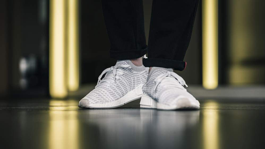 NMD R1 Primeknit STLT Triple White | Where To Buy | CQ2390 The Sole Supplier