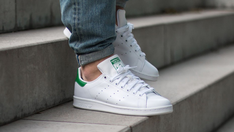 adidas stan smith green white