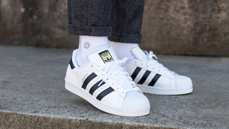 adidas Superstar Black White