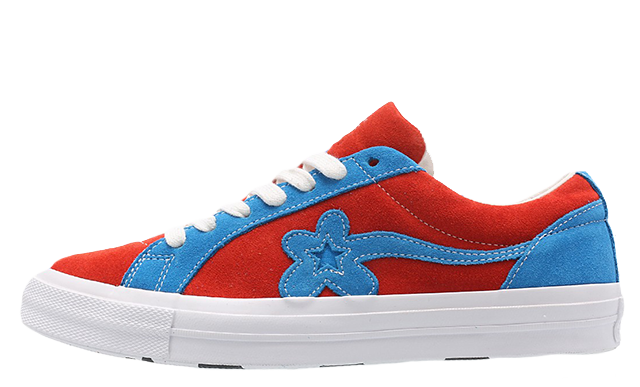 golf le fleur converse blue and red