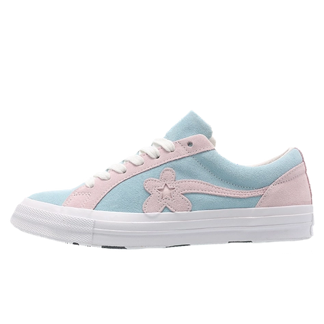 Converse x Golf Le Fleur One Star Pink Blue 162127C