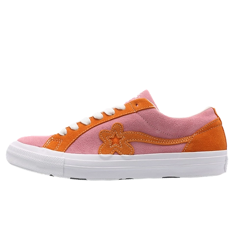 Converse x Golf Le Fleur One Star Pink Orange 162125C