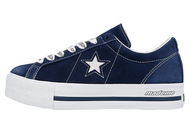 Converse x MadeMe One Star Platform Blue