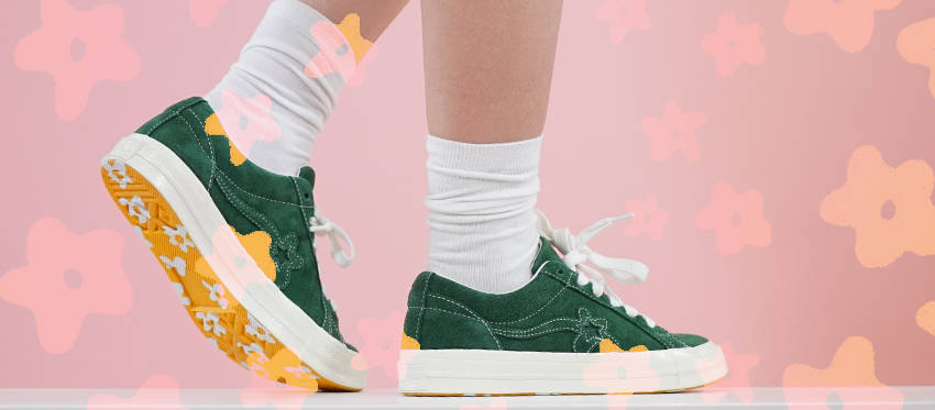 Styling: Green GOLF le FLEUR* x Converse