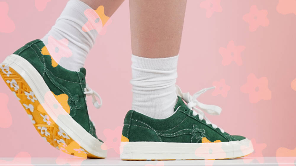 Styling: Green GOLF le FLEUR* x Converse