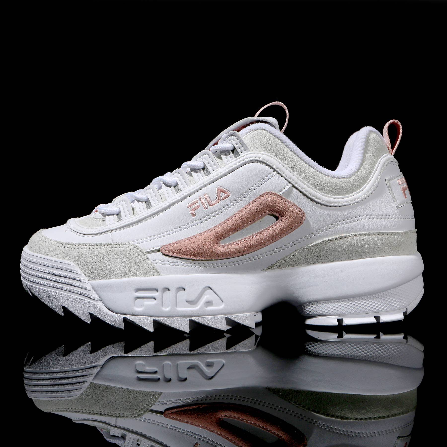 Pink And Orange Hues Take Over The FILA Disruptor II