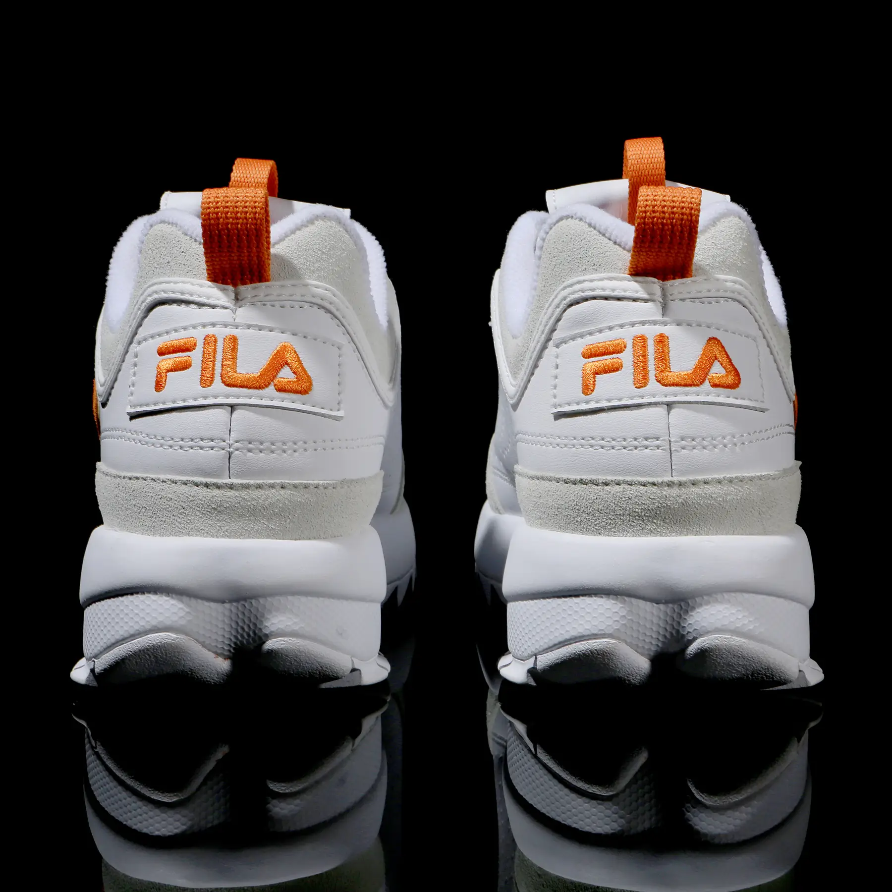 Orange fila sales disruptor ii