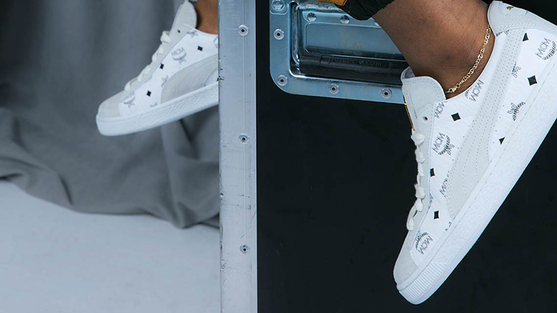 puma suede classic white sneakers