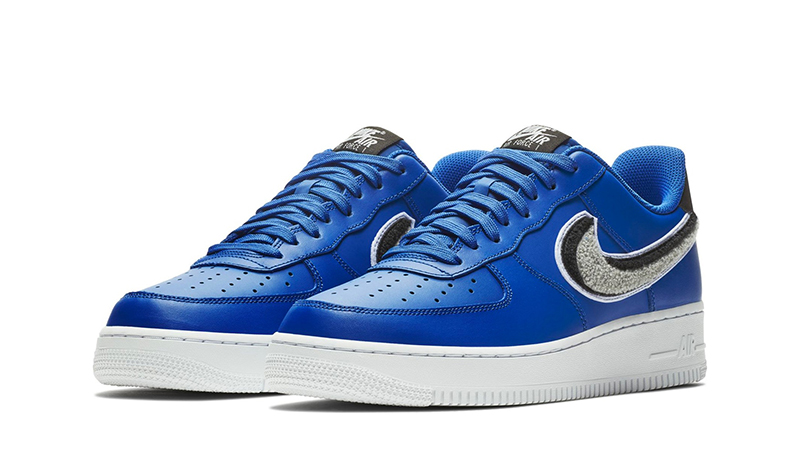 blue nike airforces