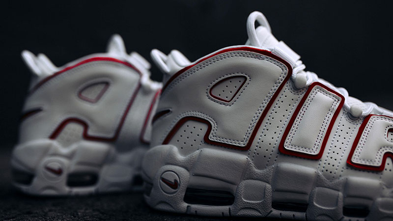 Nike Air More Uptempo White Red