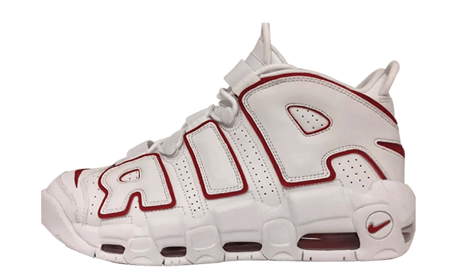 Nike Air More Uptempo White Red | Where 