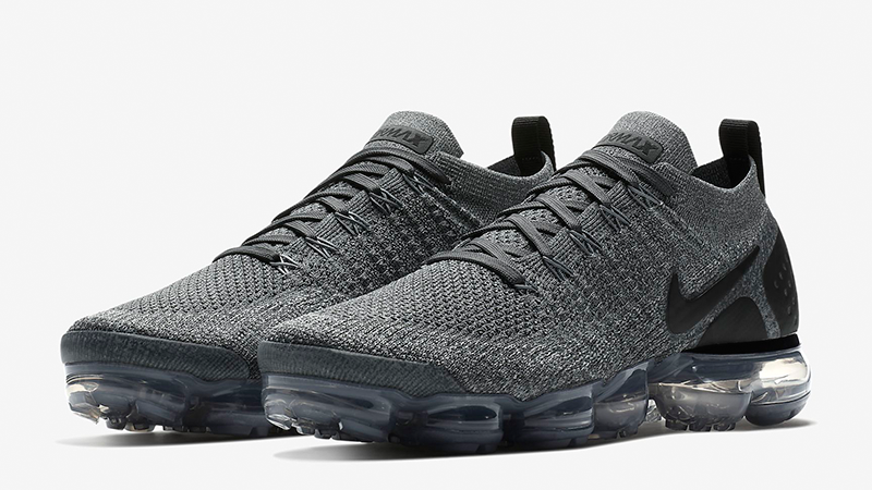 black and grey vapormax flyknit
