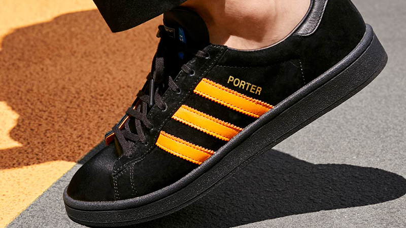 adidas x Porter Campus Black Orange - Where To Buy - B28143 | The 