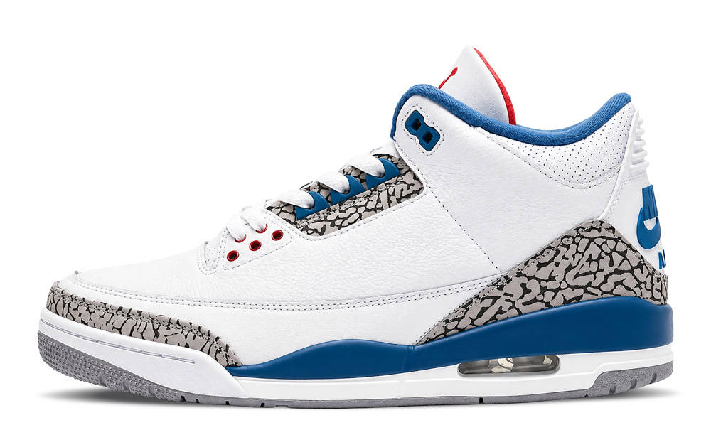 Air Jordan 3 True Blue 2026 Mockup Retailer