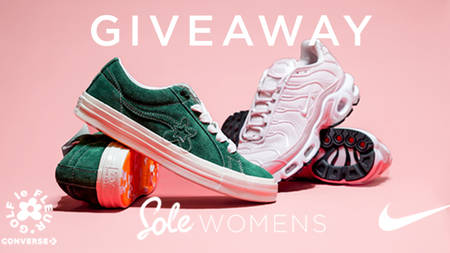 WIN THE NIKE AIR MAX PLUS PREMIUM & CONVERSE GOLF LE FLEUR ONE STAR WIN THE NIKE AIR MAX PLUS PREMIUM & CONVERSE GOLF LE FLEUR ONE STAR