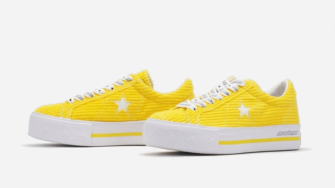converse x mademe one star platform