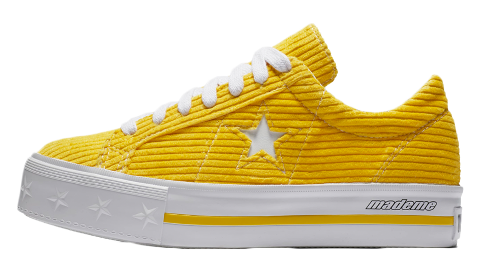 Converse x MadeMe One Star Platform Yellow