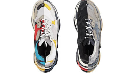 Seeing Double: Balenciaga Unveils The Triple S 'Half & Half' Collection