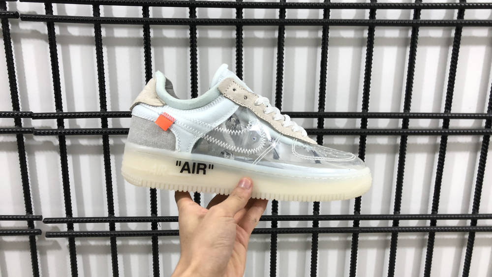 A Crystal Clear Off-White x Nike Air Force 1 Could Be Launching Soon A Crystal Clear Off-White x Nike Air Force 1 Could Be Launching Soon 3