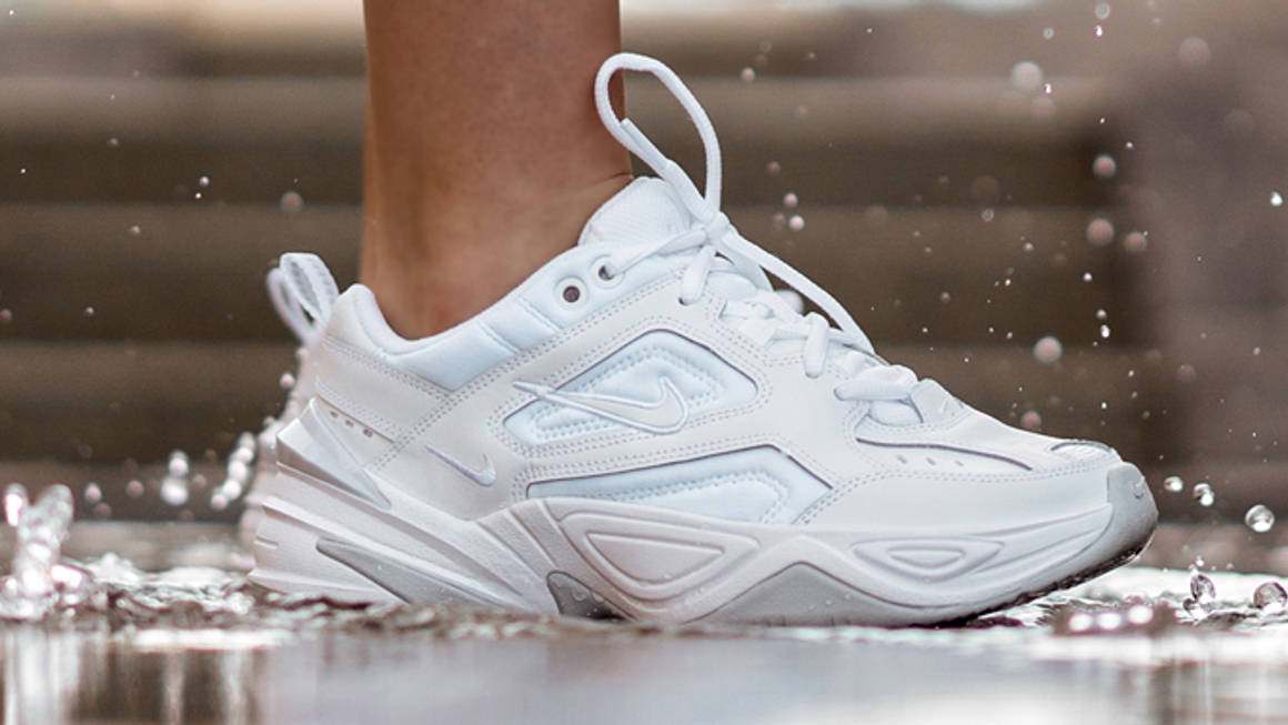 su Fonética cámara An Exclusive On Foot Look At The Triple White Nike M2K Tekno | The Sole  Supplier