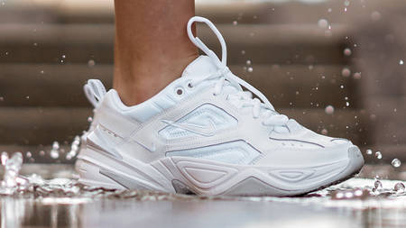 An Exclusive On Foot Look At The Triple White Nike M2K Tekno An Exclusive On Foot Look At The Triple White Nike M2K Tekno