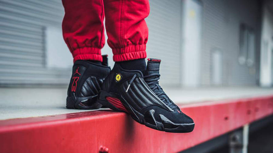 jordan 14 last shot on feet