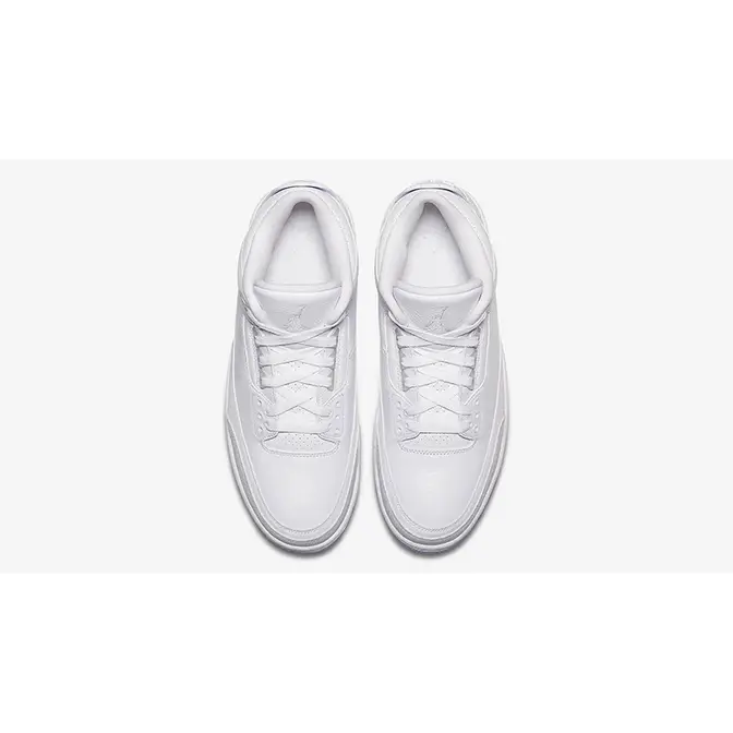 Air jordan retro sales 3 pure white