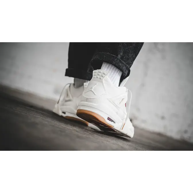 Levis x hotsell jordan 4 white