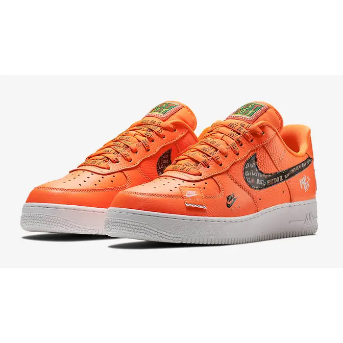 Nike Air Force 1 07 Just Do It Pack Orange | Where To Buy | AR7719