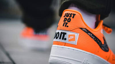 nike air force 1 just do it pack orange