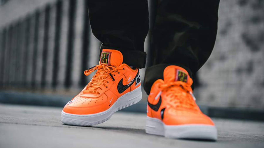 air force 1 orange just do it