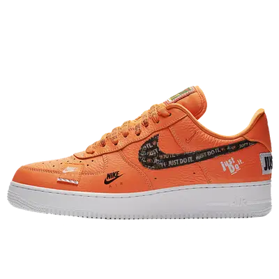 Nike Air Force 1 07 Just Do It Pack Orange Where To Buy AR7719 800 The Sole Supplier