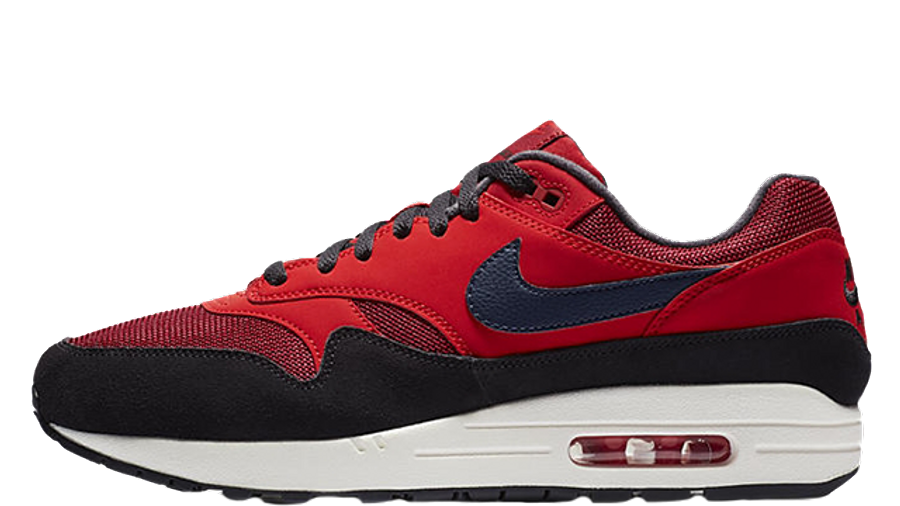 nike 1 red and black