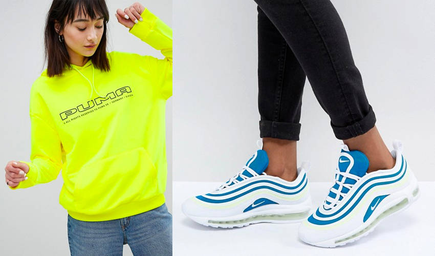 Nike Air Max 97 Ultra Trainers In White And Blue