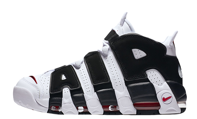 black and white nike air uptempo