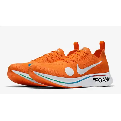 Off-White x Nike Zoom Fly Mercurial Flyknit Orange