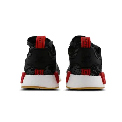 adidas NMD R1 Black Red Footlocker Exclusive Where To Buy CG6666 The Sole Supplier