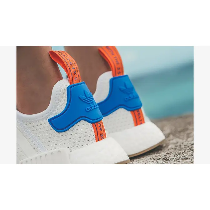 adidas NMD R1 Boost White Blue Gum Where To Buy BB9498 The Sole Supplier