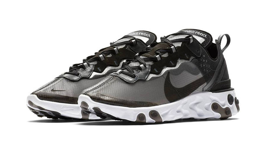 black and grey nike reacts