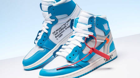 Full List Of Raffles For The Off-White x Jordan 1 UNC Blue