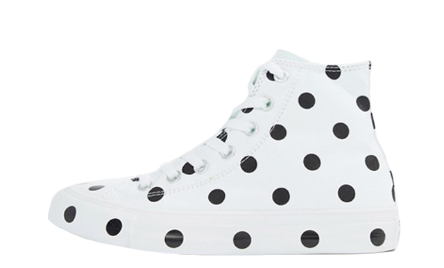 Converse Chuck Taylor All Star Hi Polka Dot White