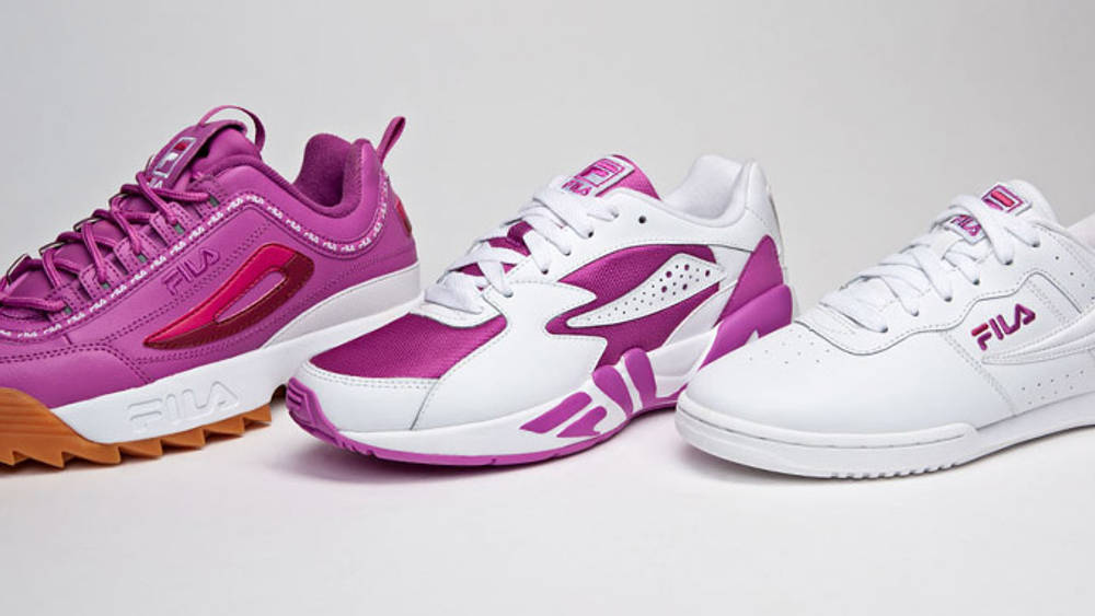 FILA Are Set To Launch An Exclusive Range Of Pink Sneakers At Champs Sports