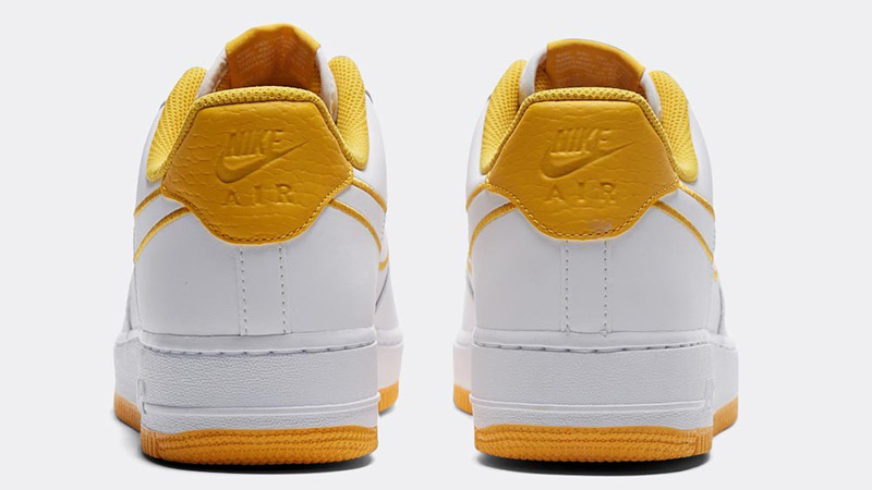 air force 1 yellow and white